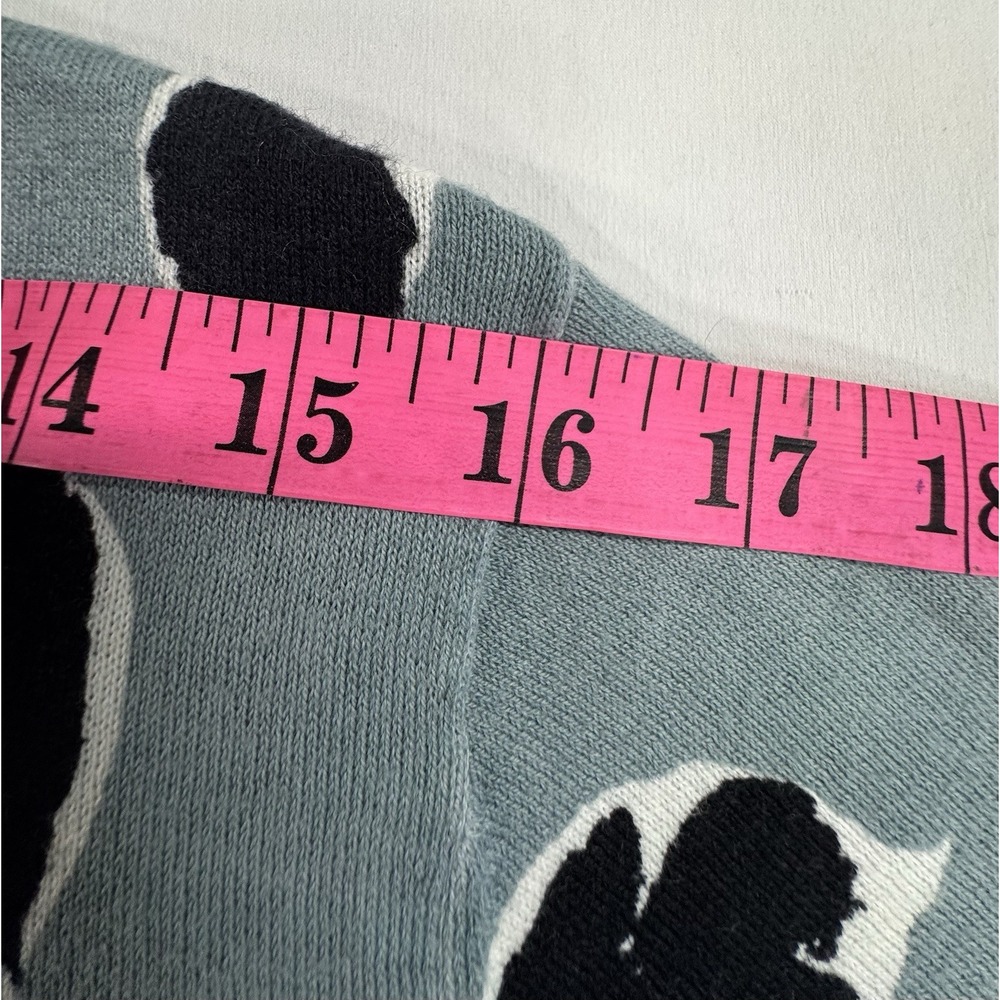LOFT Women's XL Cotton Knit Cardigan Sweater Crew Neck Long Sleeve Leaf Print - Picture 7 of 10